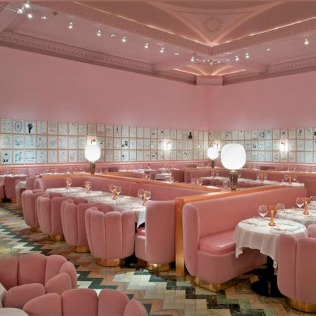 A londoni étterem dizájnja, amelynek stílusát fel akarja zabálni